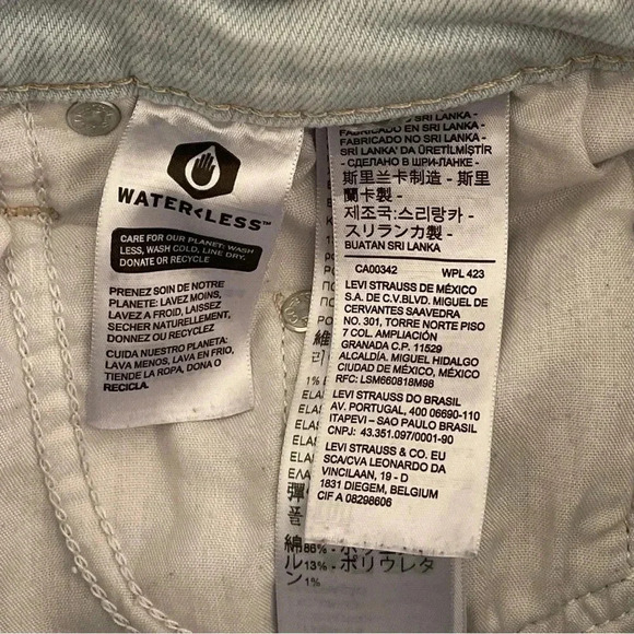 Levi’s Mom Jean Silver Tab High Rise Blue Light Wash Denim Women Size 29 - Picture 6 of 9